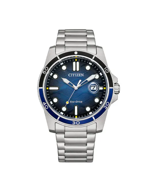 Hovedbilde Sporty Marine Eco-Drive Stål / Blå 41,5mm   CI ...