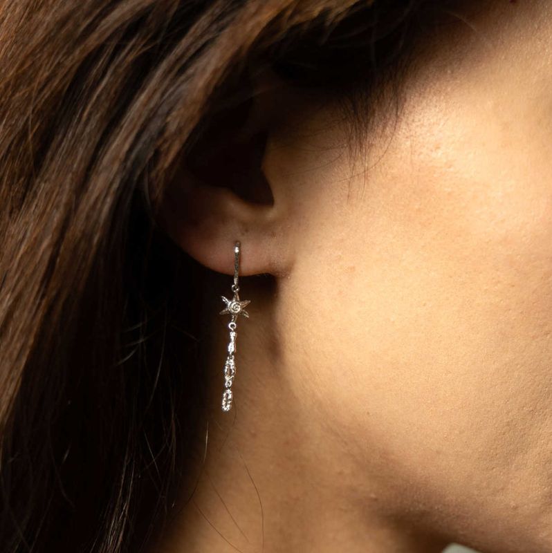 Maze øredobber i sølv