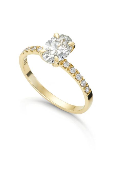 Hovedbilde Ring Olivia Oval 1,12ct med LAB grown diamant