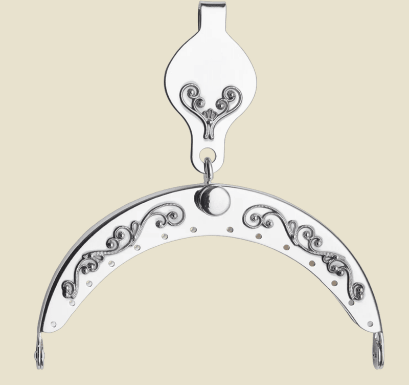 Veskelås Rogaland filigran forsølva, oksidert