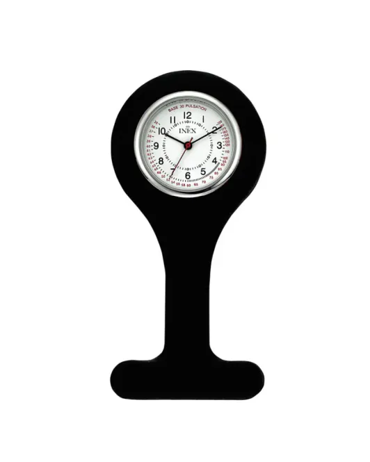 Hovedbilde Inex Søsterur Sort Silikon / Hvit 30mm