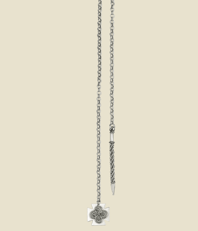 Kjede Rogaland 1,1m med spyd og lauv 